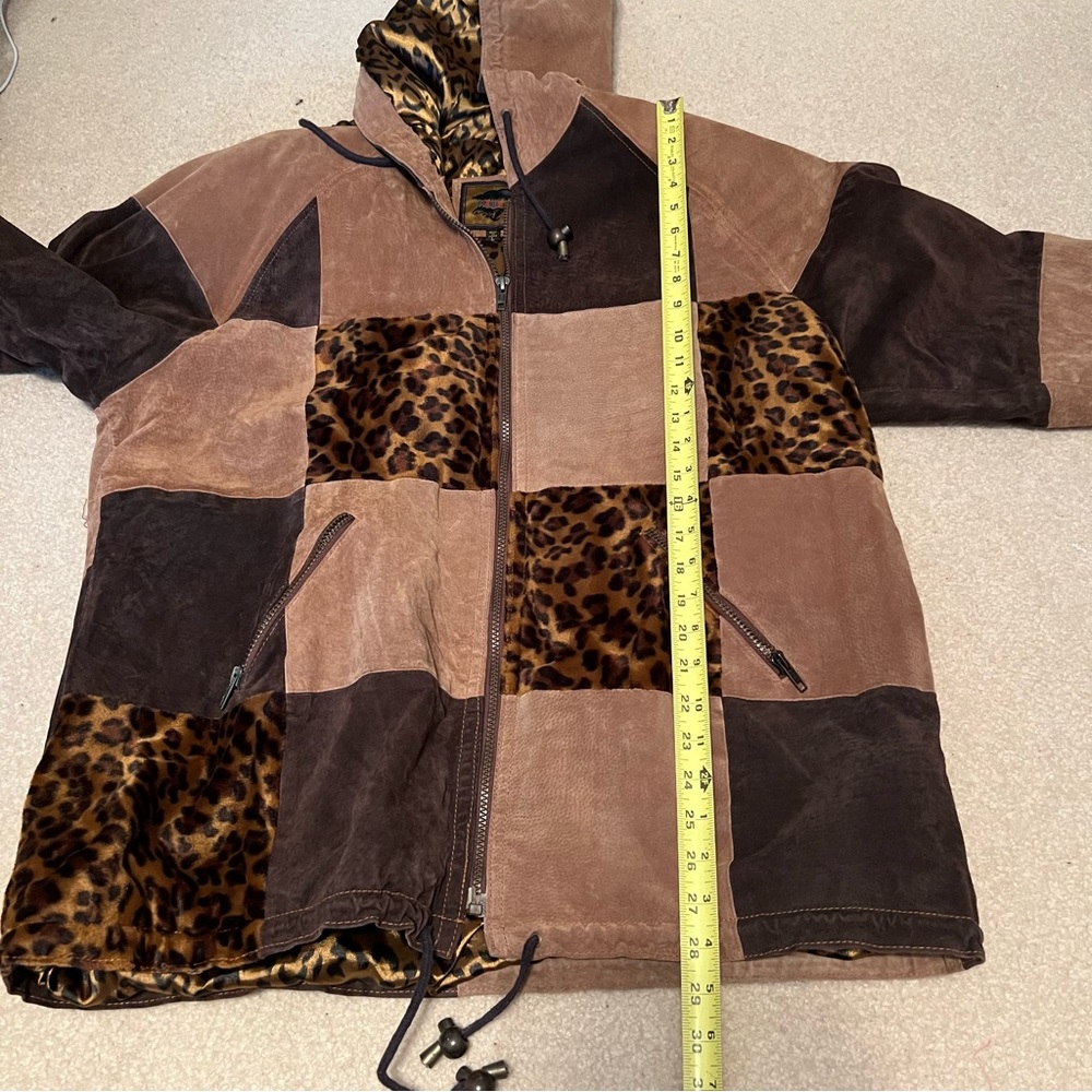 Vintage Suede Patchwork Jacket - image 7